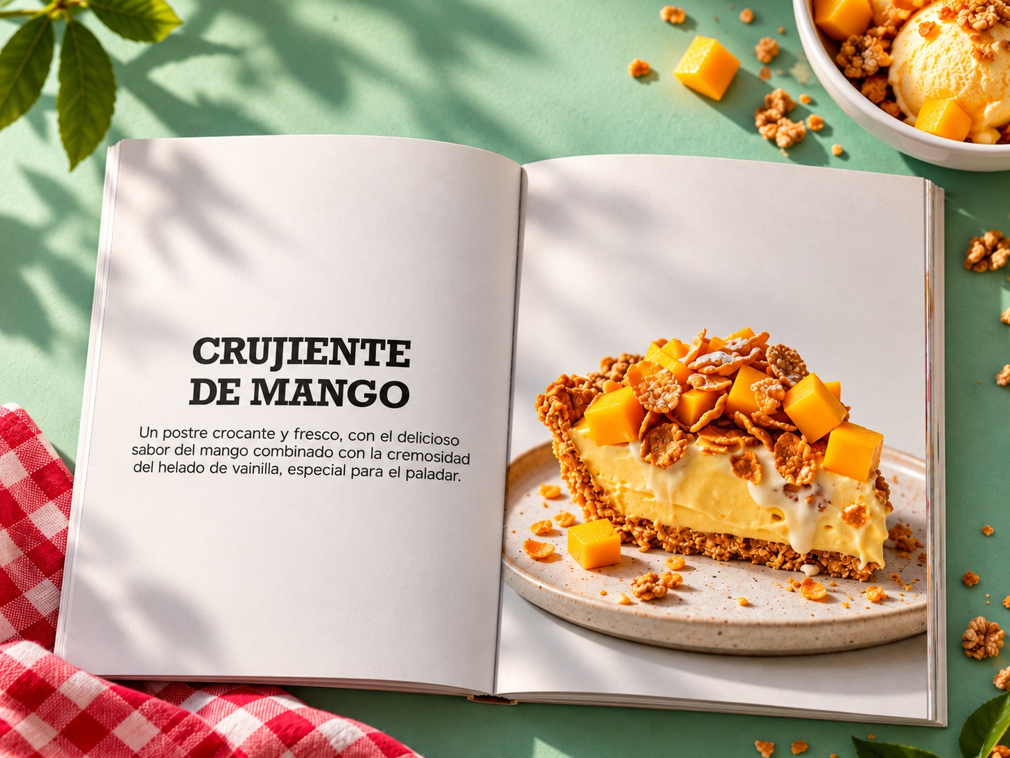 Receta Crujiente de Mango